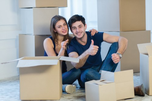 Access and moving day planning for a London home move