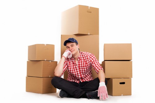 Secure and clean storage facility interior in London